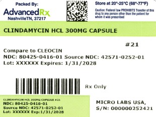 Clindamycin HCl 300mg #21