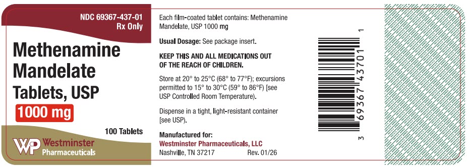 PRINCIPAL DISPLAY PANEL - 1000 mg Tablet Bottle Label