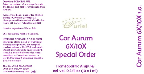Cor Aurum 6X10X Special Order Ampule