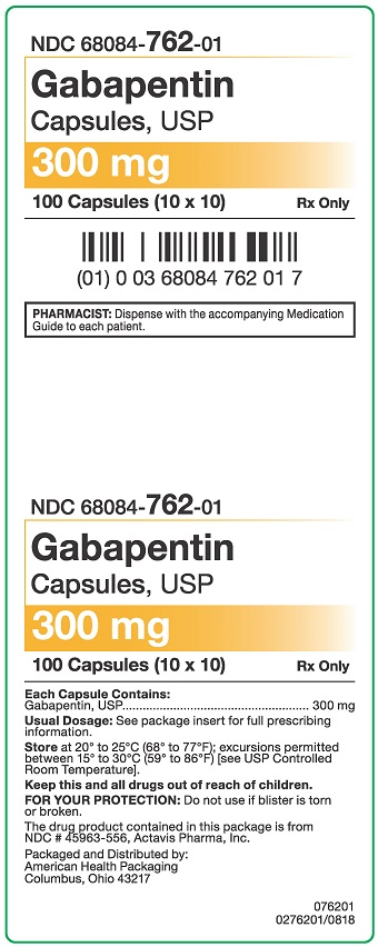300 mg Gabapentin Capsules Carton