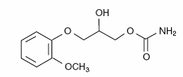 methocarbamol structural formula