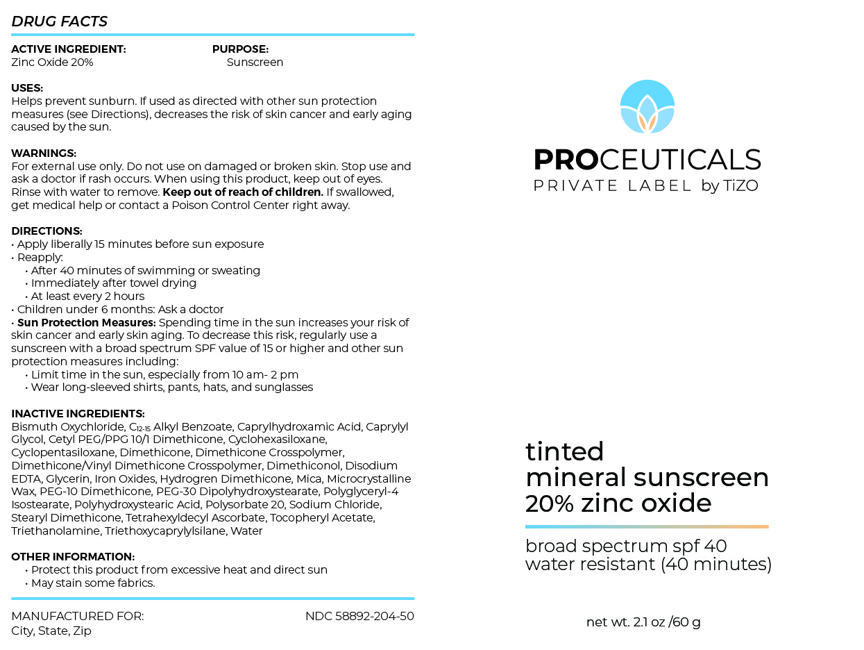58892-204-50 Proceuticals tinted mineral sunscreen Reference