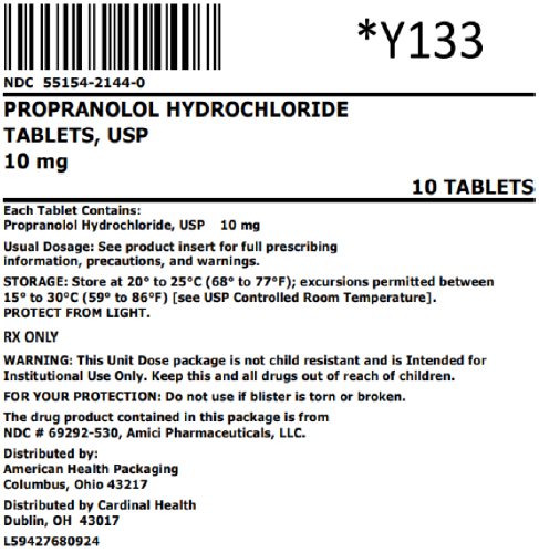 10mg bag label