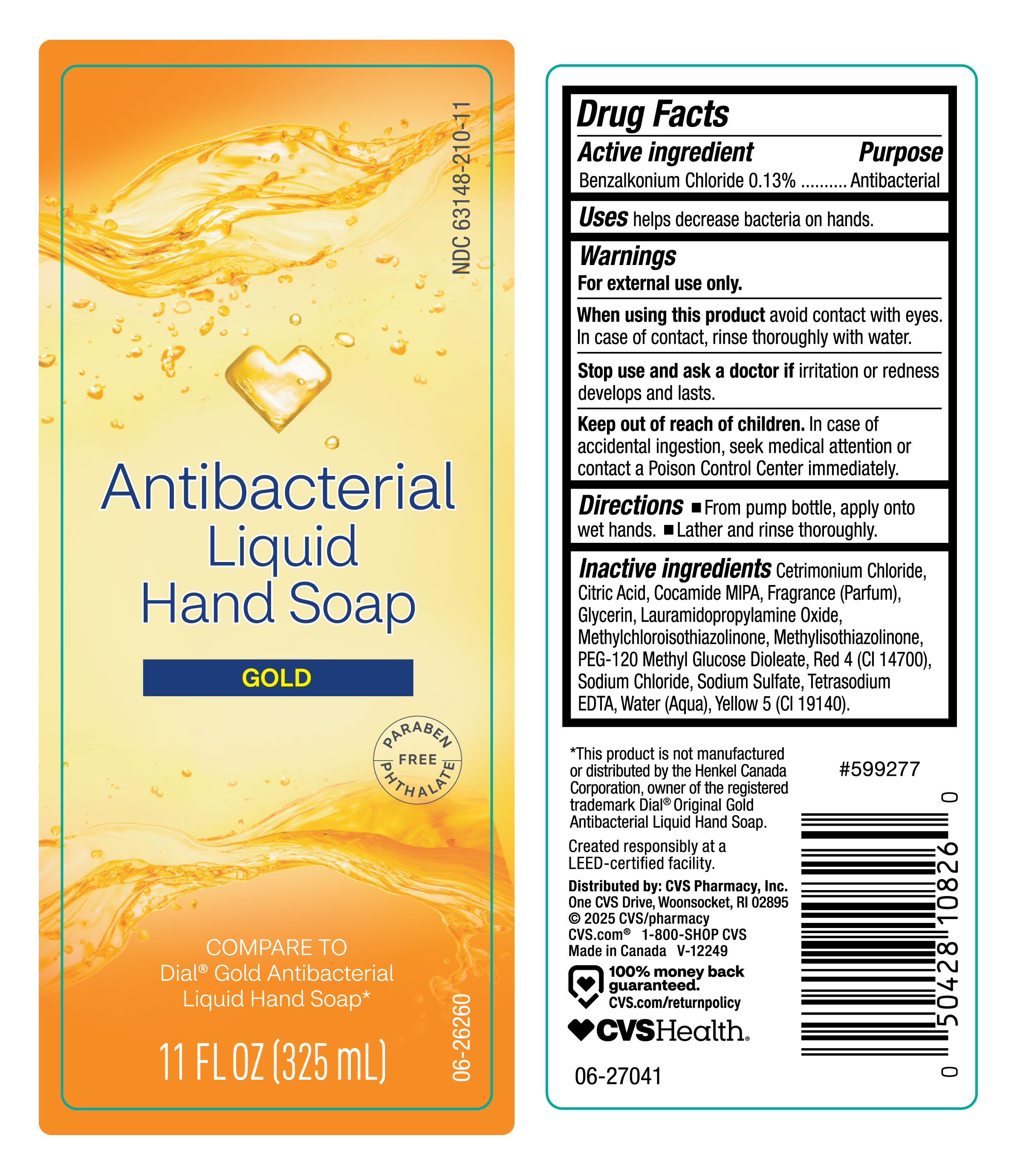 CVS GOLD AB LHS 11oz