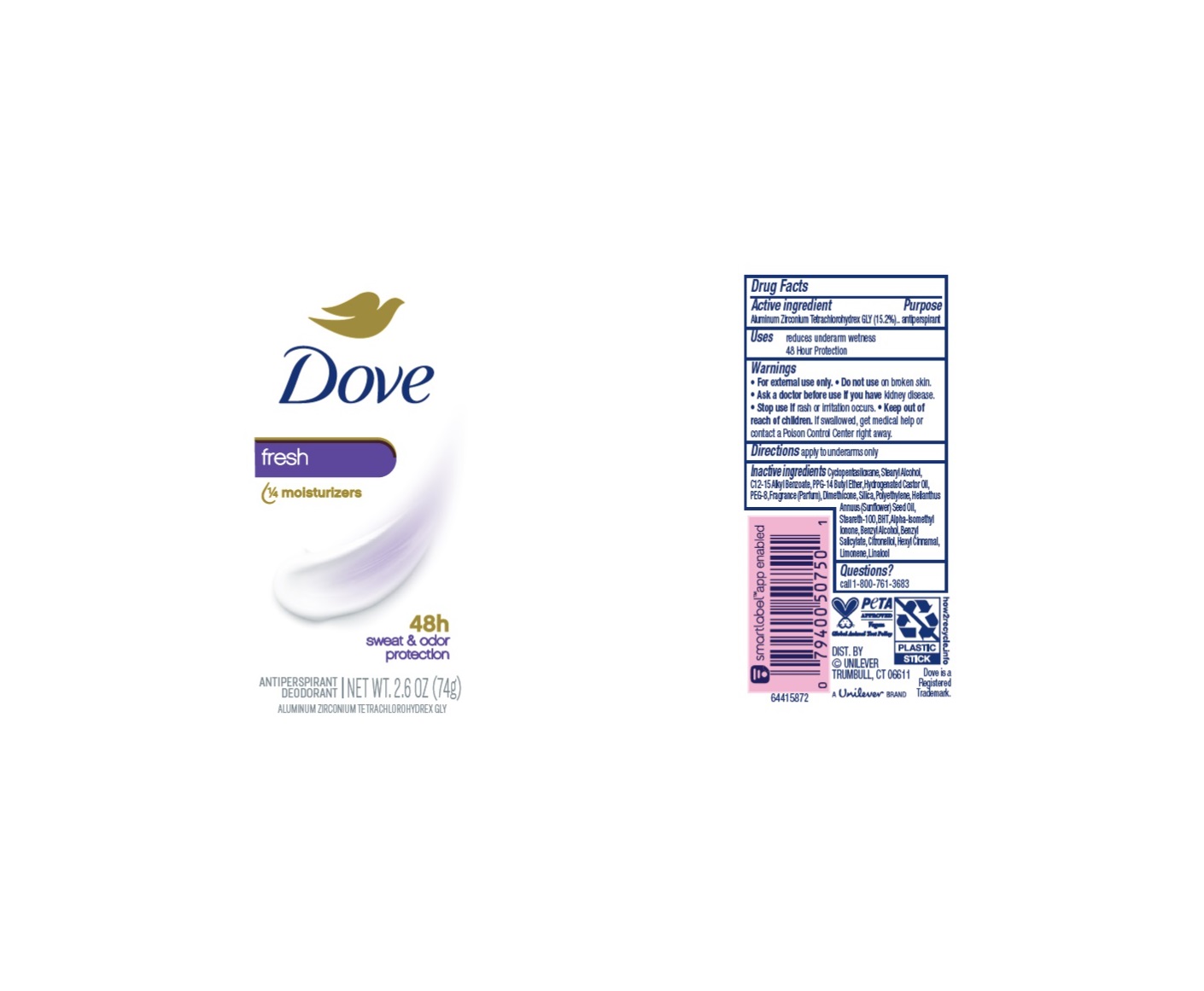 Dove Fresh AP Deo IS