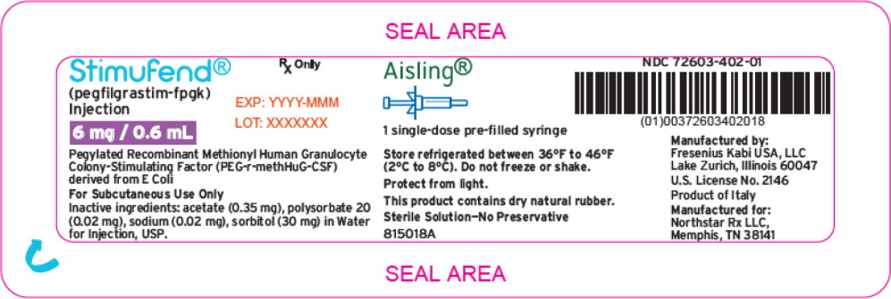 PACKAGE LABEL – PRINCIPAL DISPLAY – STIMUFEND – 0.6 mL Single-Dose
