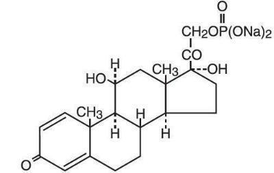 chemical structure for prednisolone