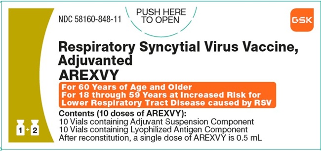 Arexvy 10 dose carton
