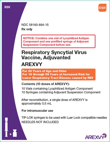 Arexvy 10 dose carton