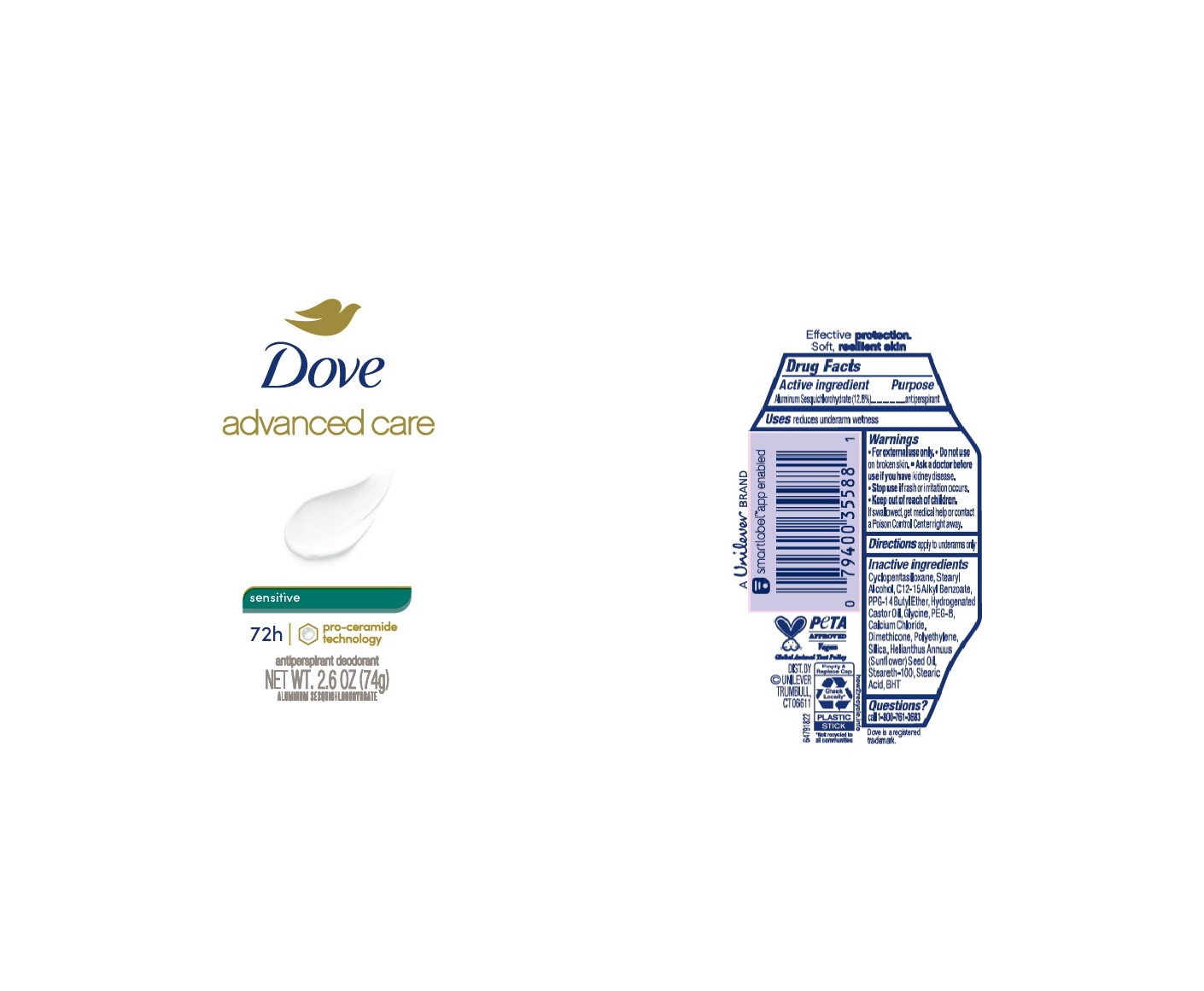 Dove Sensitive AP Deo IS