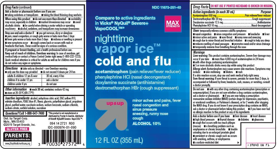 nighttime vapor ice cold and flu image