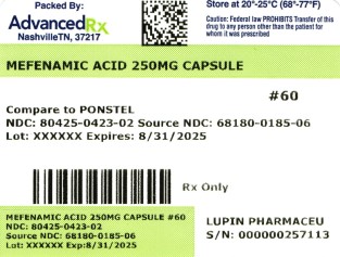 Mefenamic Acid 250mg #60