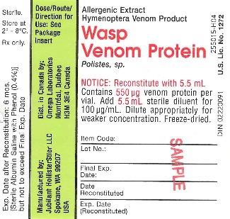 Mixed Vespid Venom Protein 5-Dose Carton Label