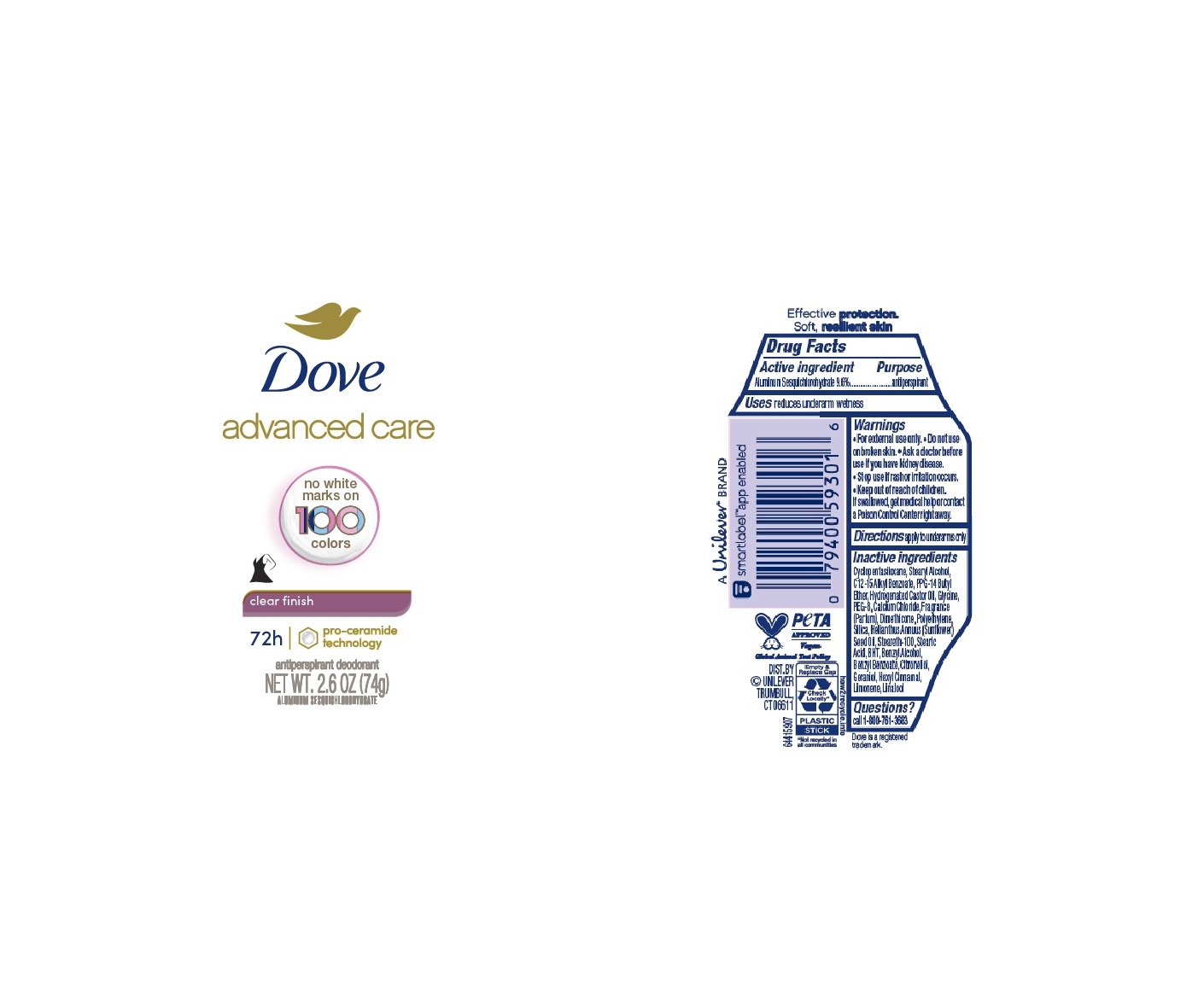 Dove Clear Finish AP Deo IS