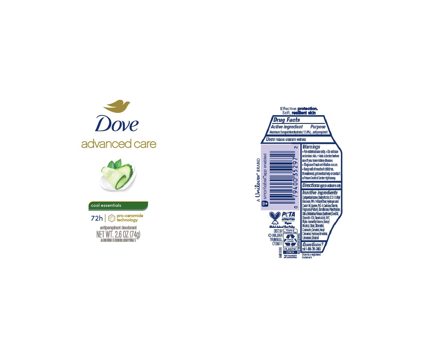 Dove Cool Essentials AP Deo IS