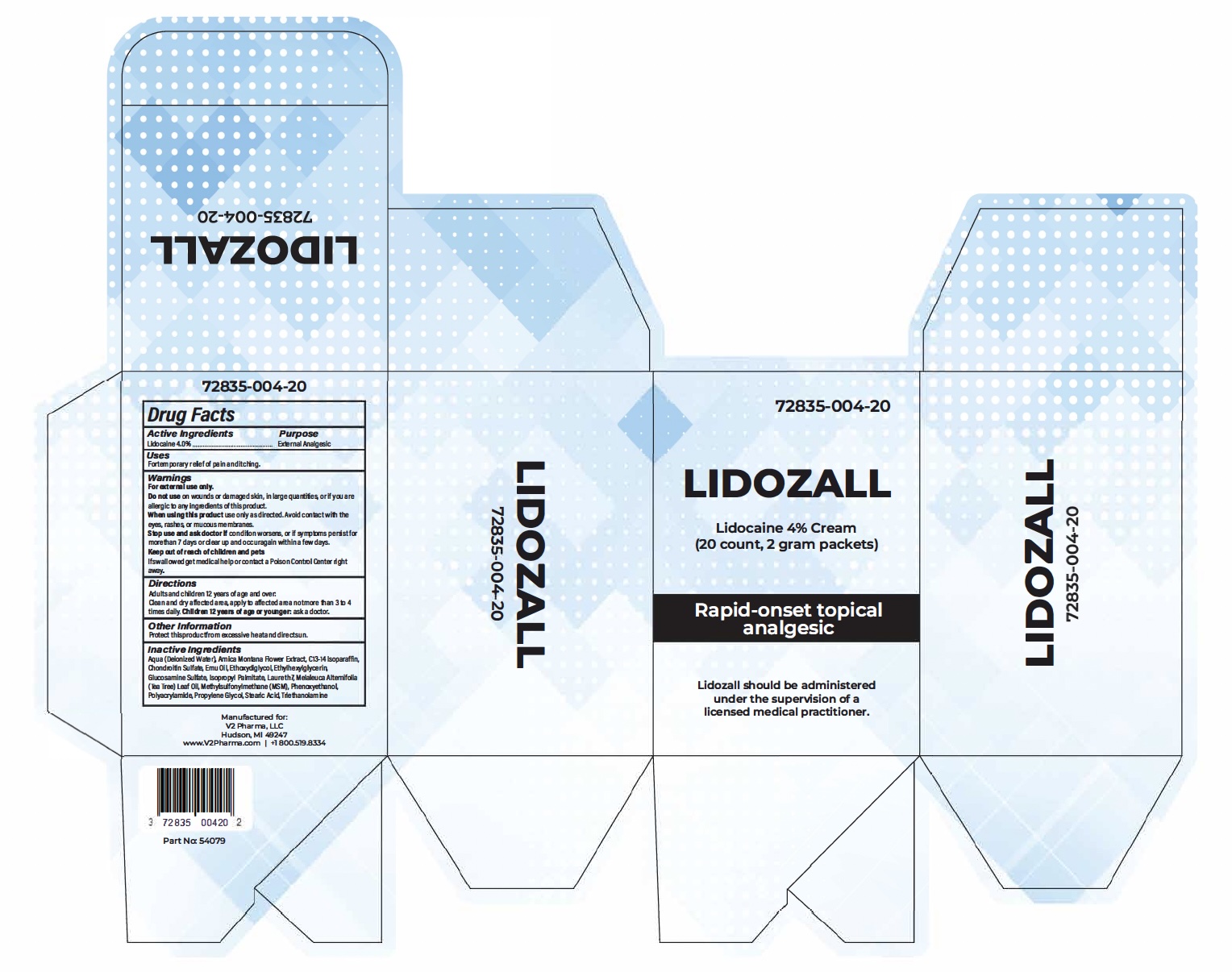 Lidozall Box of 20 Packets