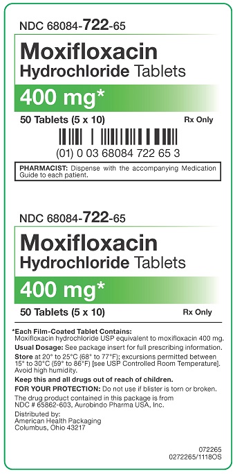 400 mg Moxifloxacin HCl Tablets Carton