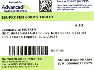 Ibuprofen 600mg #30