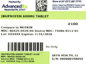 Ibuprofen 600mg #100