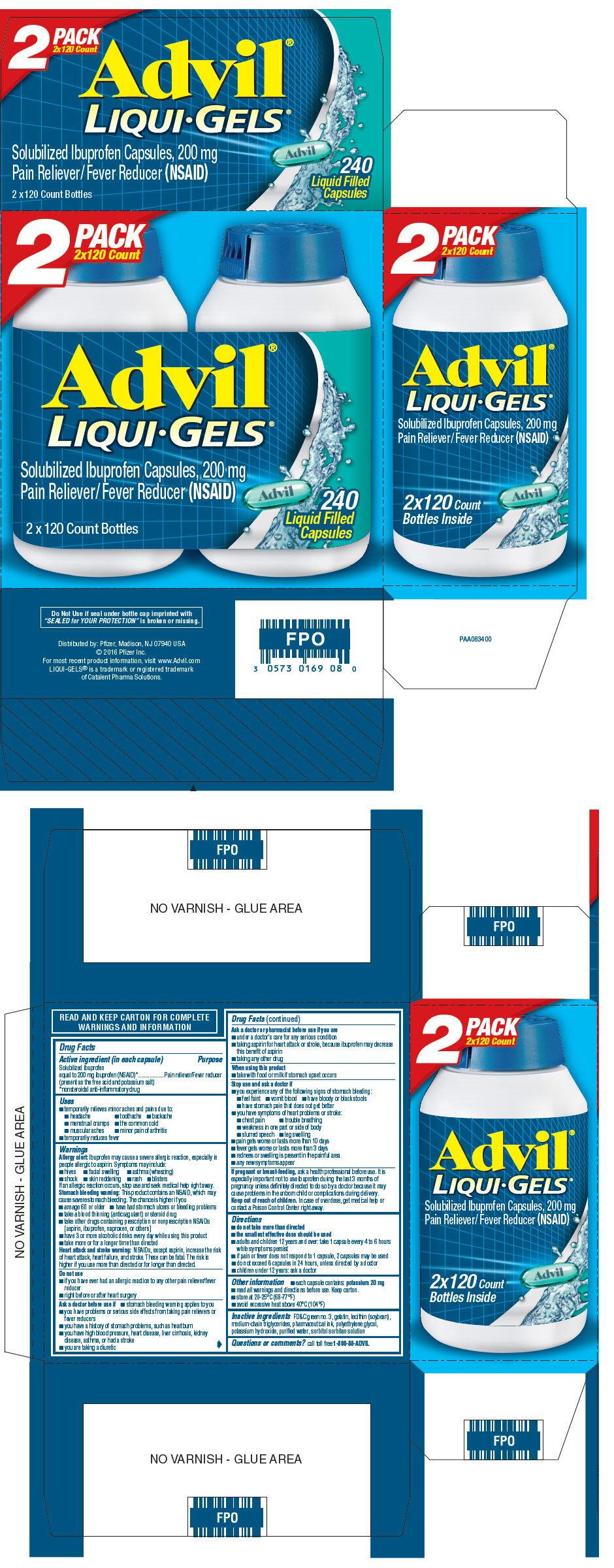 PRINCIPAL DISPLAY PANEL -  2 x 120 Capsule Bottle Carton