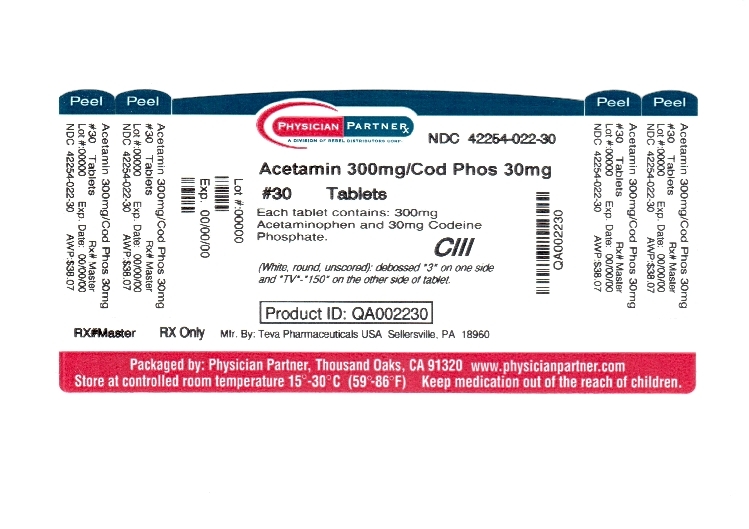 Acetamin 300mg/Cod Phos 30mg