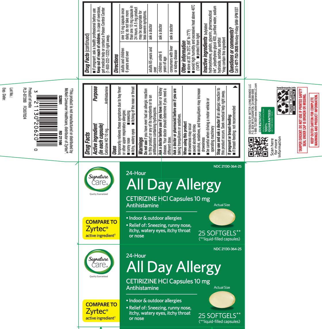 Cetirizine HCl 10 mg