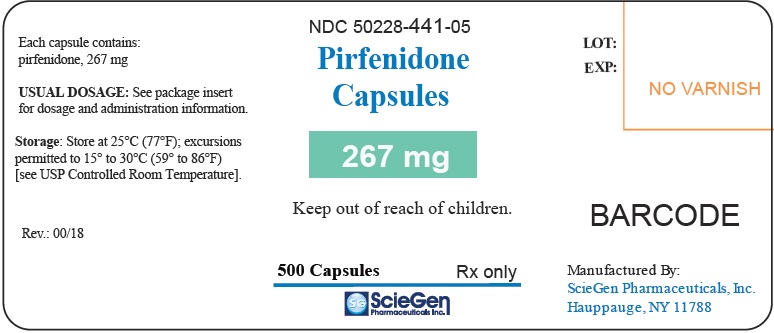 PRINCIPAL DISPLAY PANEL - 267 mg 500 Capsules