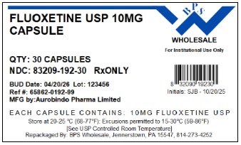 Fluoxetine 10mg - 30