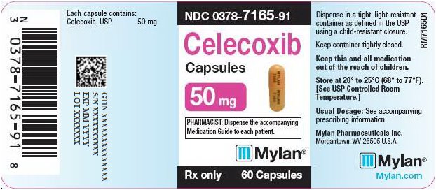 Celecoxib Capsules 50 mg  Bottle Label