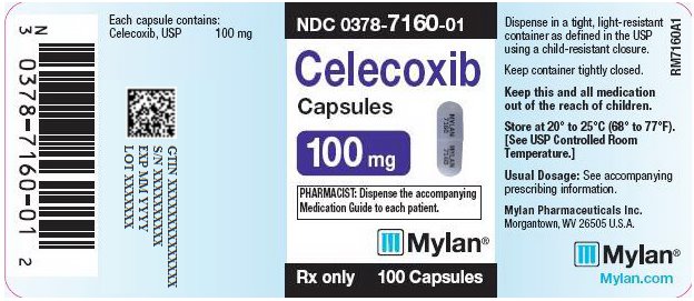 Celecoxib Capsules 100 mg  Bottle Label