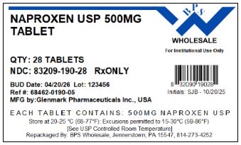 Naproxen 500mg - 28mg 