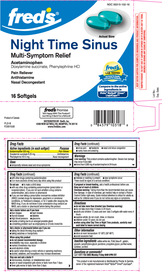 Acetaminophen 325 mg, Doxylamine succinate 6.25 mg, Phenylephrine HCl 5 mg