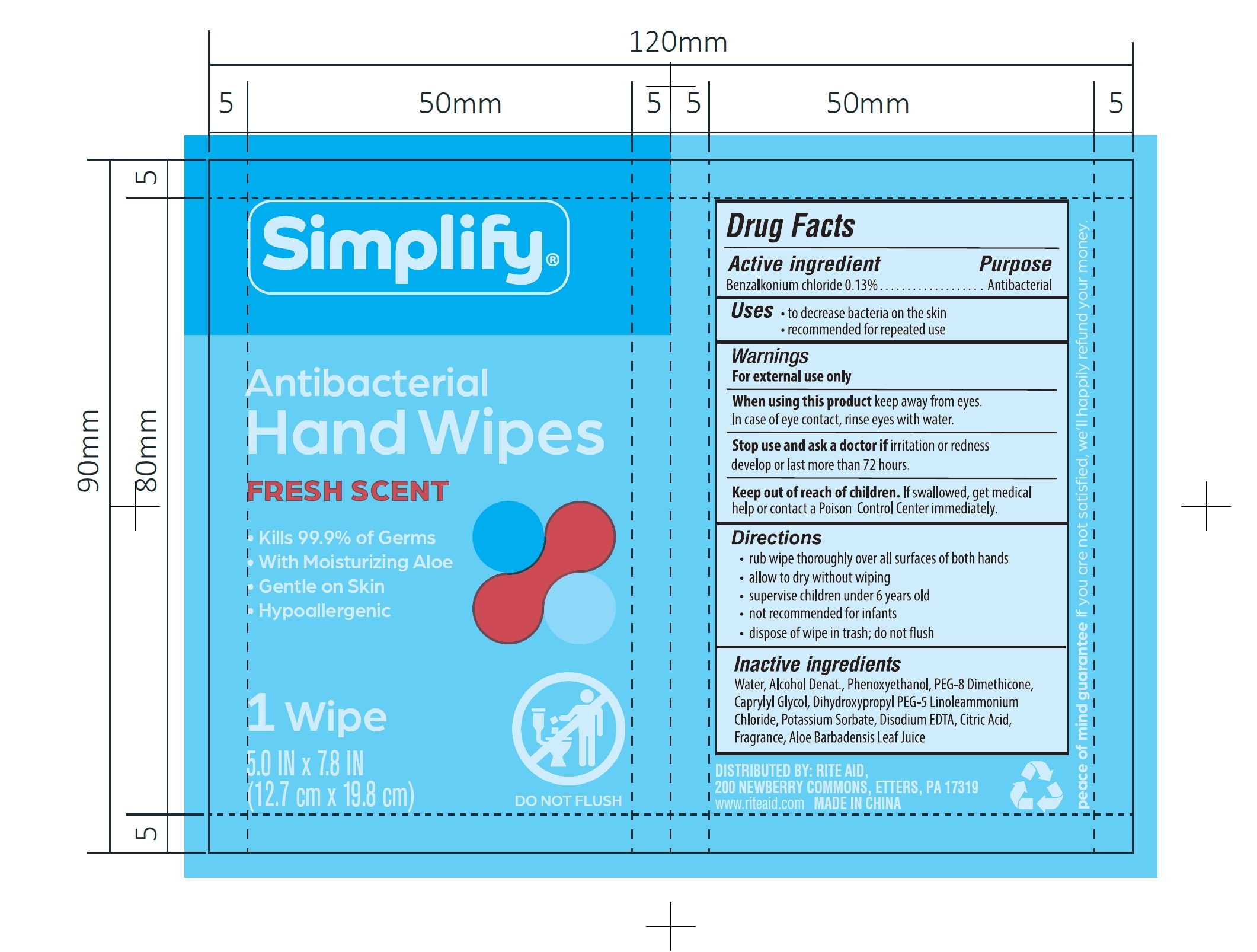 1 Wipe Label