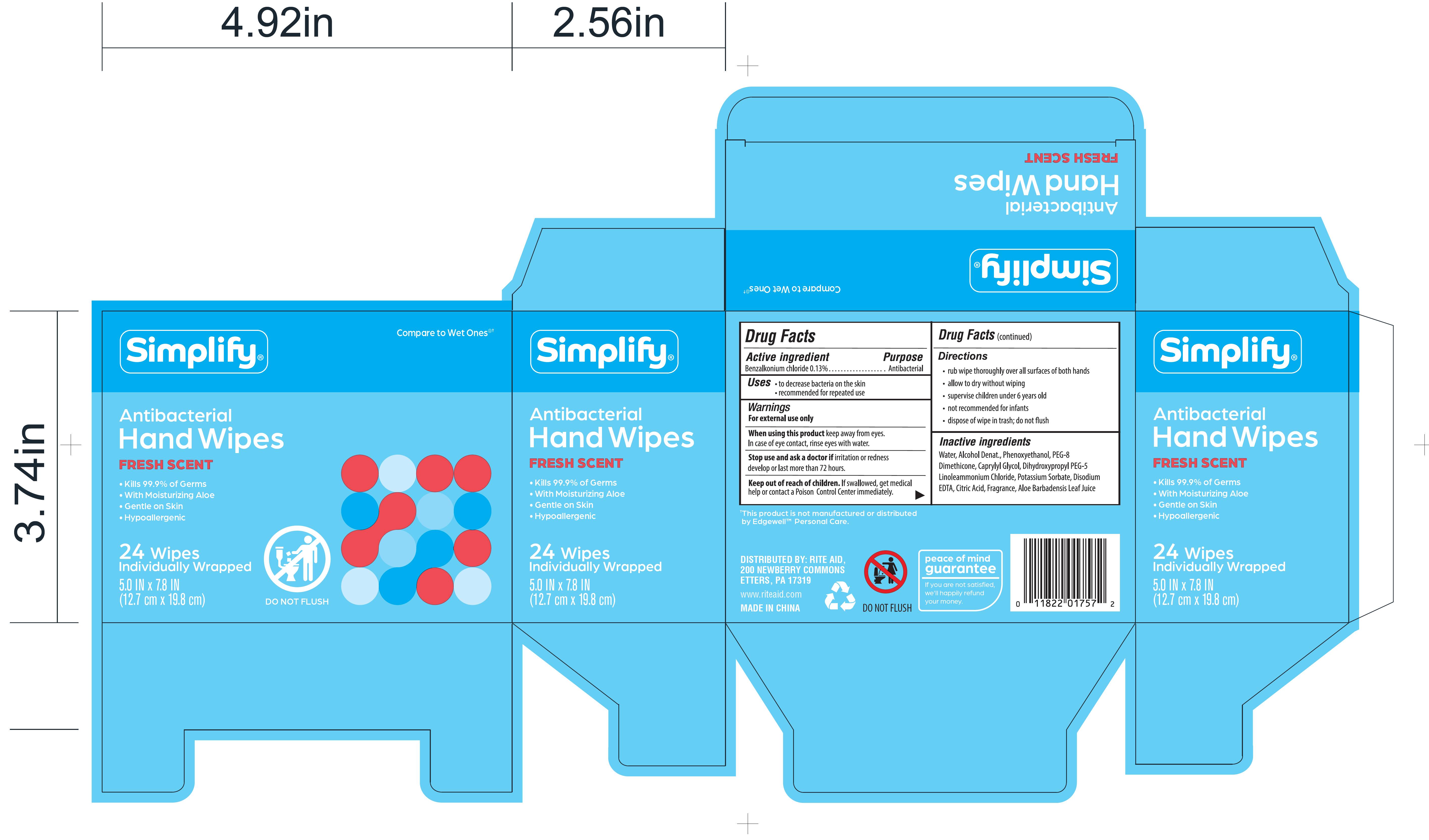 24 Wipes Label