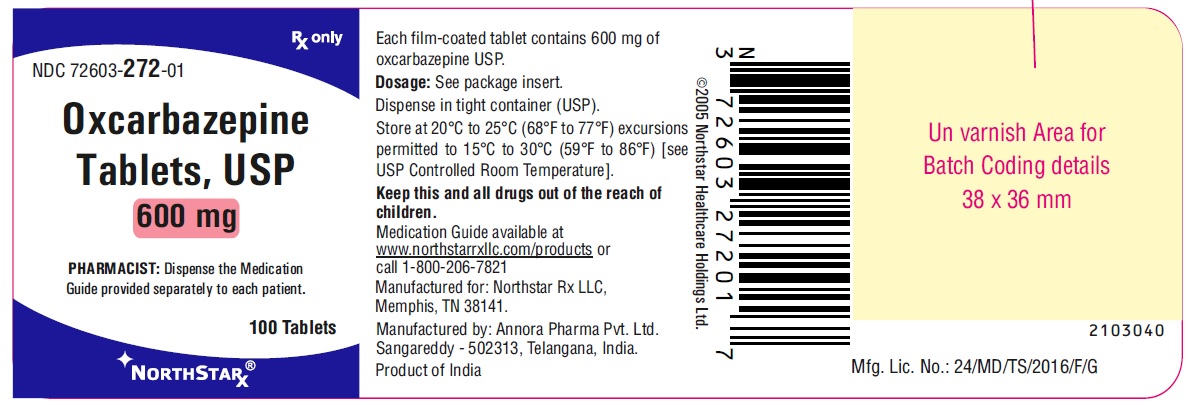 oxcarbazepine600mg100s