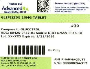 Glipizide 10mg #30