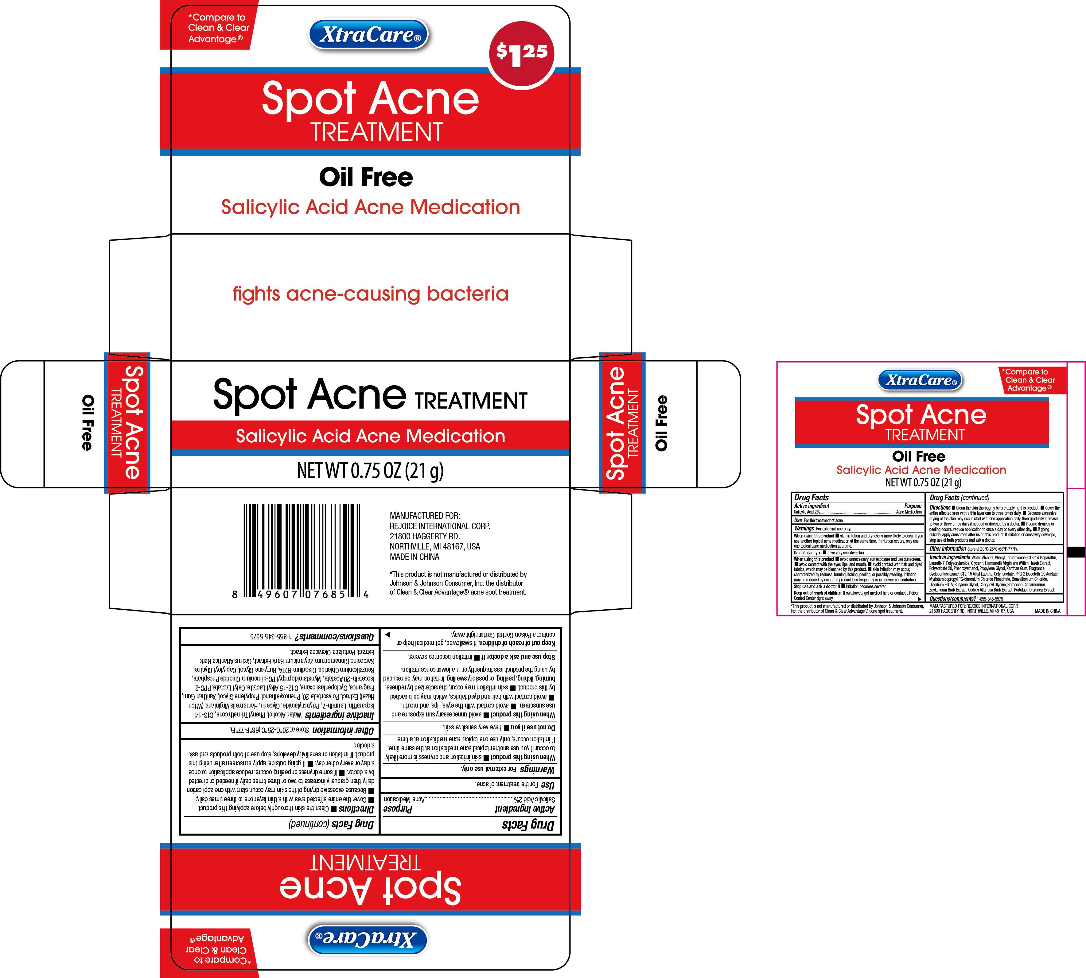 Spot Acne Treatment Oil Free 0.75oz