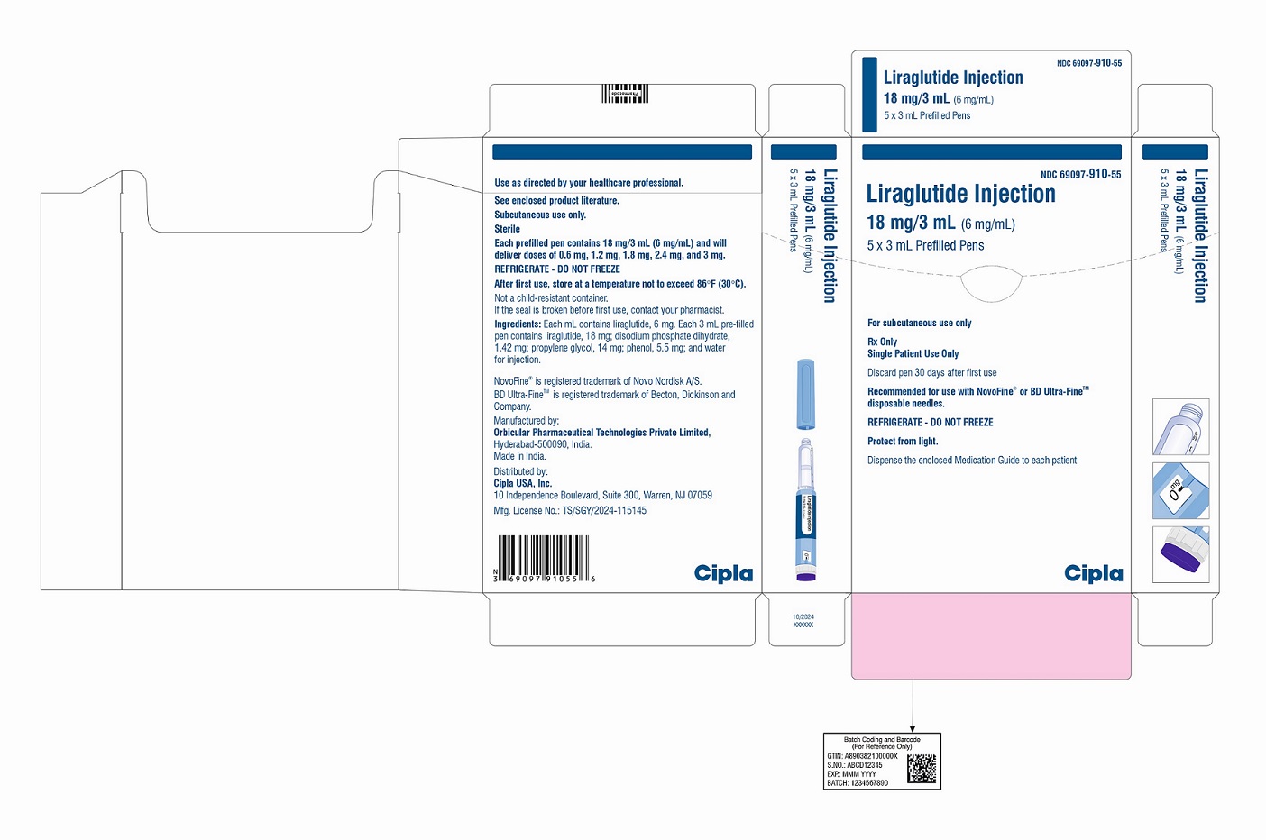 Carton Label - 5 pack