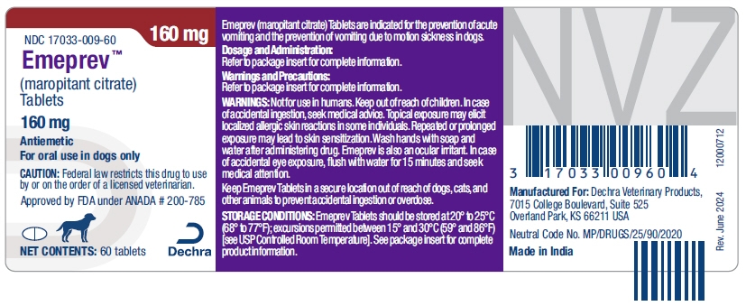 PRINCIPAL DISPLAY PANEL - 160 mg Tablet Bottle Label