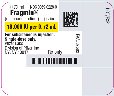 PRINCIPAL DISPLAY PANEL - 0.72 mL Syringe Label