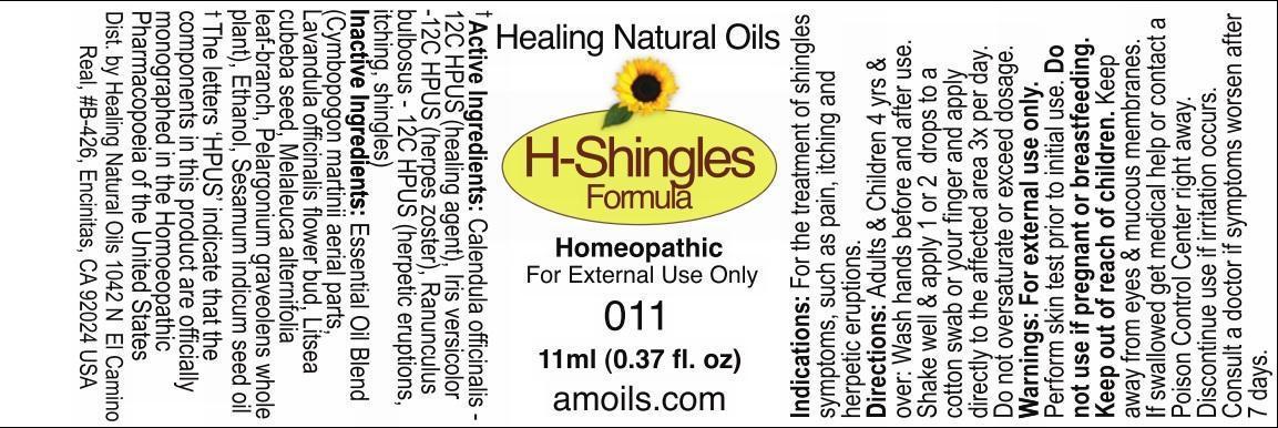 H-Shingles Formula label