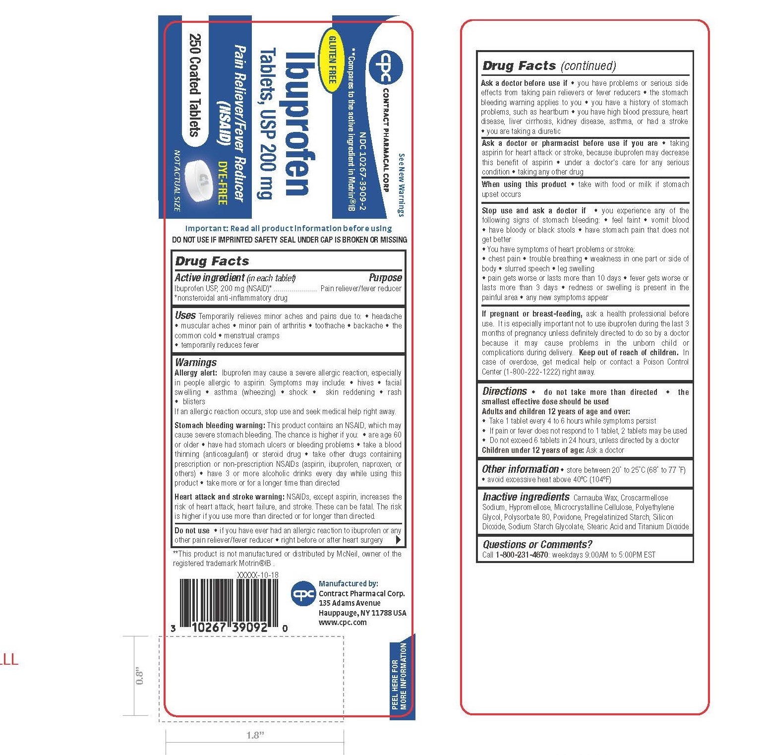 Ibuprofen white label 3909