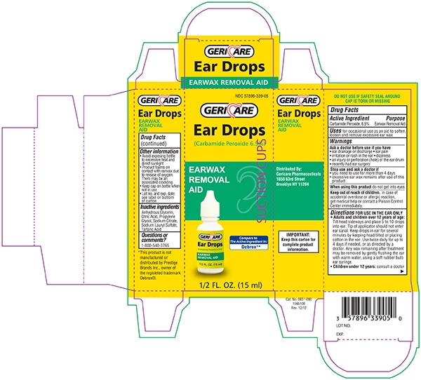 Principal Display Panel - Carton label 1/2 FL OZ