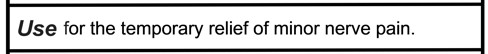 Homeopathic Pain Relief Balm_Indications and Usage Section