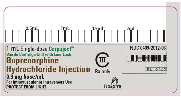 PRINCIPAL DISPLAY PANEL - 1 mL Cartridge Label