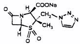 chemical structure of tazobactam sodium