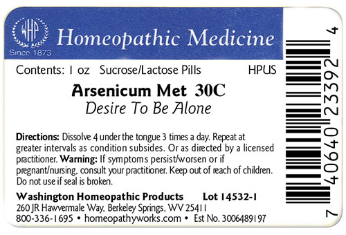 Arsenicum met label example
