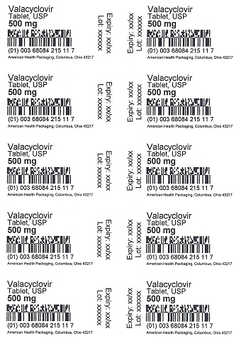 500 mg Valacyclovir Tablet Blister