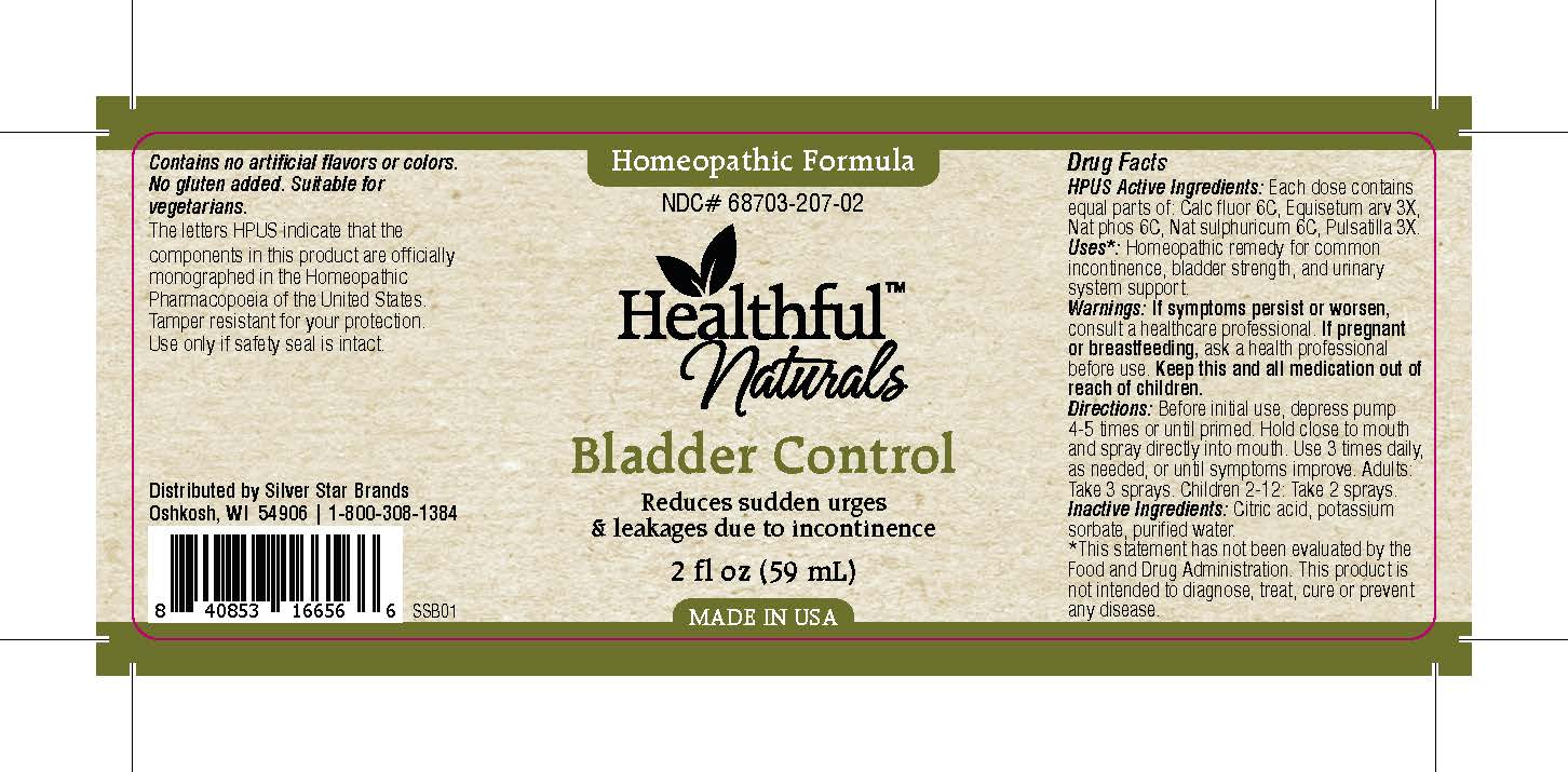 Bladder Control Label