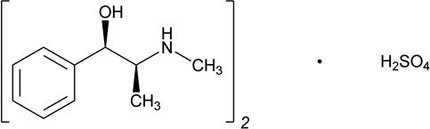 Ephedrine Sulfate Injection Structural Formula